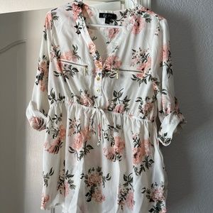 Floral Maternity Shirt